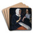 A couple drinking by Jan Steen Art Drink Coaster set