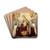 The Virgin of the Carmen with Saint Theresa and Saint John of the Cross by Juan Rodrguez Jurez Drink Coasters - set of 4