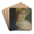Tte de femme by Albert Besnard Art Drink Coaster set
