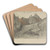Groepje huizen by Jan Veth Art Drink Coaster set