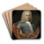 Portrait of Walter Senserff, Director of the Rotterdam Chamber of the Dutch East India Company, elected 1731 by Jan Maurits Quinkhard Art Drink Coaster set Portrait of Walter Senserff, Director of the Rotterdam Chamber of the Dutch East India Company, elected 1731 by Jan Maurits Quinkhard Art Drink Coaster set
