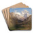 Blick Vom Gosausee Auf Den Dachstein by Anton Hansch Art Drink Coaster set
