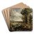 The Vale of Dedham by John Constable Art Drink Coaster set