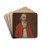 Portrait Of An Unknown Man by Francis Wheatley Drink Coasters - set of 4 Portrait Of An Unknown Man by Francis Wheatley Drink Coasters - set of 4