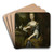 Portrait of a Woman by Jan Verkolje Art Drink Coaster set