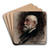 Portrait d'Henri Harpignies by Lon Bonnat Art Drink Coaster set Portrait d'Henri Harpignies by Lon Bonnat Art Drink Coaster set