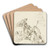 Madonna von zwei Heiligen verehrt by Gaspare Diziani Art Drink Coaster set