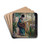 Madame Monet Embroidering (Camille au mtier) by Claude Monet Drink Coasters - set of 4 Madame Monet Embroidering (Camille au mtier) by Claude Monet Drink Coasters - set of 4
