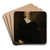 Portrait of Adolf Ernst von Humbracht by Johann Heinrich Roos Art Drink Coaster set