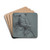 Seated Male Nude inProfile by Louis de Boullogne the Younger Drink Coasters - set of 4