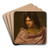 Portrait of a Young Man by Michaelina Wautier Art Drink Coaster set
