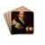 Portrait of Jzef Brodowski by Rafa Hadziewicz Drink Coasters - set of 4 Portrait of Jzef Brodowski by Rafa Hadziewicz Drink Coasters - set of 4