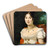 Portrait of a YoungLady by Franois Grard Art Drink Coaster set