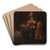Kunstnerens hustru med to brn by Joakim Skovgaard Art Drink Coaster set