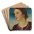 Portrait of The Countess Somers by George Frederic Watts Art Drink Coaster set