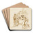 The Holy Family by Giovanni Battista Tiepolo Art Drink Coaster set
