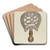 Trivet by Violet Hartenstein Art Drink Coaster set