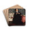 On the Sofa by Wilhelm Trbner Drink Coasters - set of 4