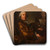 Self-portrait by Alexander Roslin Art Drink Coaster set Self-portrait by Alexander Roslin Art Drink Coaster set