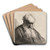 Old Man with a flowing Beard by Rembrandt van Rijn Art Drink Coaster set