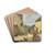 Trois Paysannes Causant Dans Une Cour Rustique by Jean-Baptiste-Camille Corot Drink Coasters - set of 4 Trois Paysannes Causant Dans Une Cour Rustique by Jean-Baptiste-Camille Corot Drink Coasters - set of 4