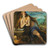 The penitent Magdalene by Jacopo Palma il Giovane Art Drink Coaster set