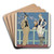 Rugby ;Costume tailleur de Redfern by George Barbier Art Drink Coaster set