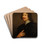 Portrait of Adriaen Hanneman by Follower of Anthony van Dyck Drink Coasters - set of 4