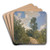 Back Road by Julian Alden Weir Art Drink Coaster set