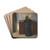 Ida Standing At A Desk by Vilhelm Hammershi Drink Coasters - set of 4