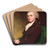 Colonel Clitherow by George Romney Art Drink Coaster set Colonel Clitherow by George Romney Art Drink Coaster set