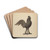 Weather Vane - Cock by Selma Sandler Drink Coasters - set of 4
