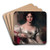 Portrait of Miss Rosamond Croker by Sir Thomas Lawrence Art Drink Coaster set