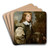 Portrait of James Ward by Gilbert Stuart Art Drink Coaster set