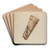 Vinyard Basket by Kurt Melzer Art Drink Coaster set