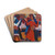 Bauerntanz by Ernst Ludwig Kirchner Drink Coasters - set of 4