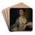 Portrait of Marcy Olney by Jeremiah Theus Art Drink Coaster set
