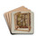 Child's Chair (View of Seat Bottom) by Cora Parker Drink Coasters - set of 4 Child's Chair (View of Seat Bottom) by Cora Parker Drink Coasters - set of 4