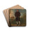 Portrait Of A Man, Called George Basil Woodd by Francis Wheatley Drink Coasters - set of 4 Portrait Of A Man, Called George Basil Woodd by Francis Wheatley Drink Coasters - set of 4