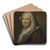 Portrait of an Old Lady by Balthasar Denner Art Drink Coaster set