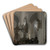 Interior of a Gothic Church by Emanuel de Witte Art Drink Coaster set Interior of a Gothic Church by Emanuel de Witte Art Drink Coaster set