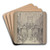 Totenmesse in St. Gervais in Paris by Sbastien Leclerc Art Drink Coaster set Totenmesse in St. Gervais in Paris by Sbastien Leclerc Art Drink Coaster set