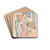 Lovers Harlequin and Columbine by Mikul Galanda Drink Coasters - set of 4 Lovers Harlequin and Columbine by Mikul Galanda Drink Coasters - set of 4