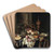 Still Life by Abraham van Beyeren Art Drink Coaster set Still Life by Abraham van Beyeren Art Drink Coaster set