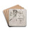 The Laundress by Henri de Toulouse-Lautrec Drink Coasters - set of 4