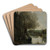 La liseuse sur la rive boise by Jean-Baptiste-Camille Corot Art Drink Coaster set La liseuse sur la rive boise by Jean-Baptiste-Camille Corot Art Drink Coaster set