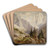 Gmsen im Hochgebirge by Leopold Munsch Art Drink Coaster set