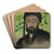 Man with a Turban by Lucien Lvy-Dhurmer Art Drink Coaster set