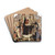Virgin and Child Enthroned with Saints by Neri di Bicci Drink Coasters - set of 4