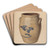 Crock by George Loughridge Art Drink Coaster set